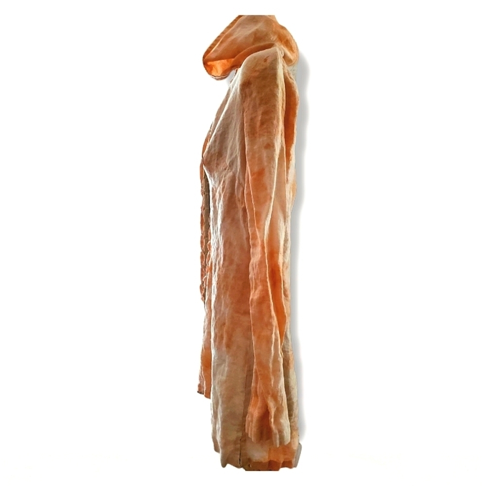 Juicy Couture SM Creamsicle Tie Dye Swim Coverup/Hooded Top - Picture 3 of 7